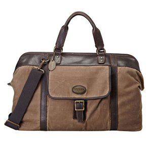 Fossil Estate Waxed Canvas weekender